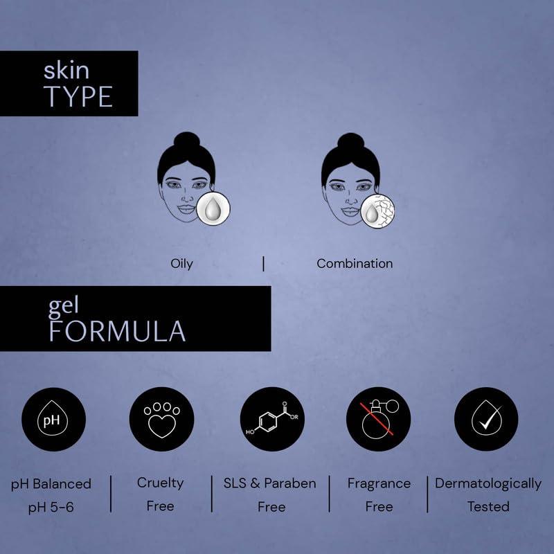Deconstruct Oil-Free Moisturizer | Non Sticky, Lightweight, Non-Comedogenic & Fast-Absorbing | Tested for 72H Hydration | For Oily, Acne-Prone & Sensitive Skin |50g