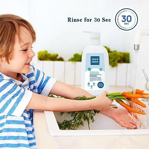 Mee Mee Anti-Bacterial Baby Liquid Cleanser | Feeding Bottle Cleaner Liquid for Nipple Cleaning/Clothes/Milk Bottle/Vessels (300 ml - Bottle) - Baby Product from Mee Mee - Shop in Sri Lanka at Arcade.lk