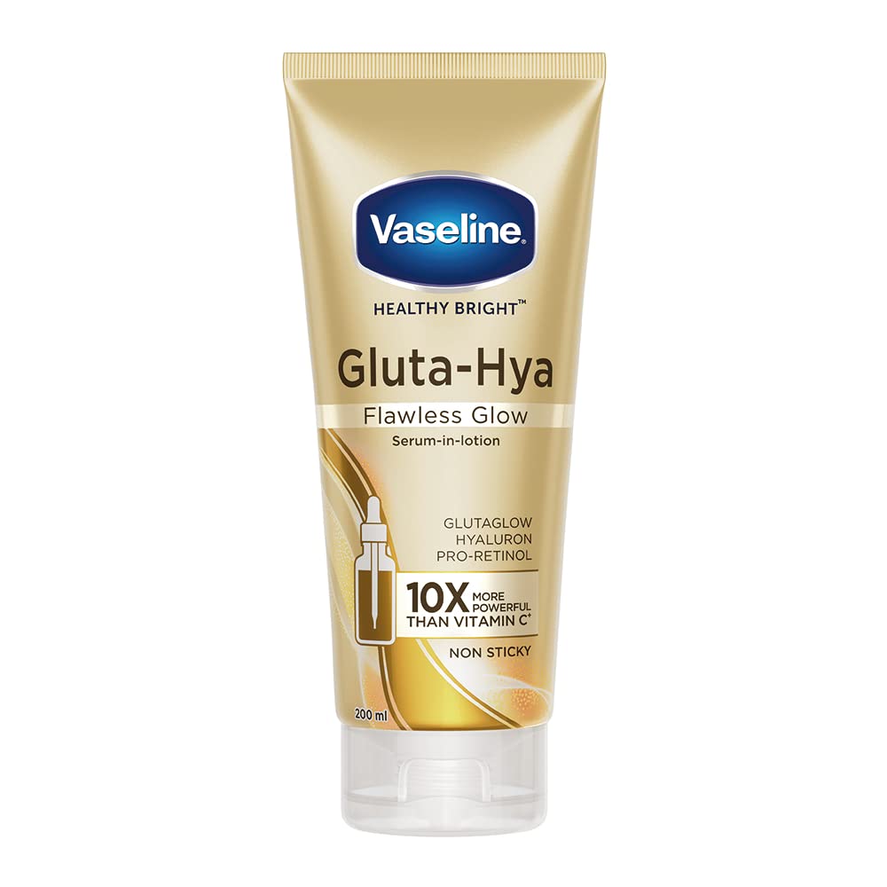 Vaseline Gluta-Hya Flawless Glow, 200ml, Serum-In-Lotion, Boosted With GlutaGlow, for Visibly Brighter Skin from 1st Use - Beauty from Vaseline - Shop in Sri Lanka at Arcade.lk