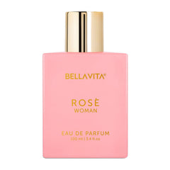 Bella Vita Luxury Rose Woman Eau De Parfum Perfume for Women with Black Currant, Vanilla, Jasmine|Floral & Sweet EDP Long Lasting Fragrance Scent 100 ML