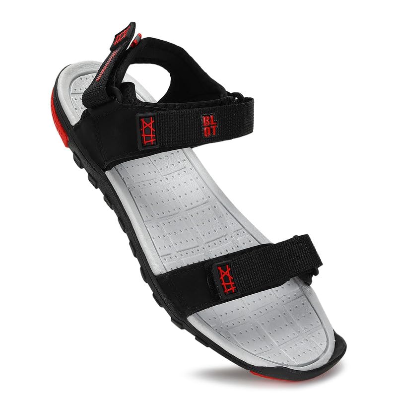 Paragon K1407G Stylish Velcro Sandals for Men | Durable, Comfortable & Lightweight Sandals with Cushioned Soles | Easily Washable | Ideal for Outdoor Use