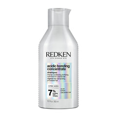 Redken Acidic Bonding Concentrate Sulphate Free Shampoo With Citric Acid, 300 ml | Professional pH Balancing Bond Repair Shampoo For Dry, Damaged, Coloured and Frizzy Hair | For Men & Women
