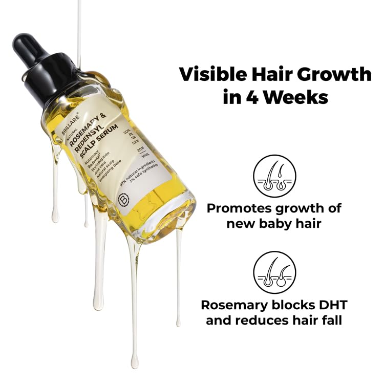 Brillare 10% Rosemary & 3% Redensyl Hair Growth Serum - 30ml