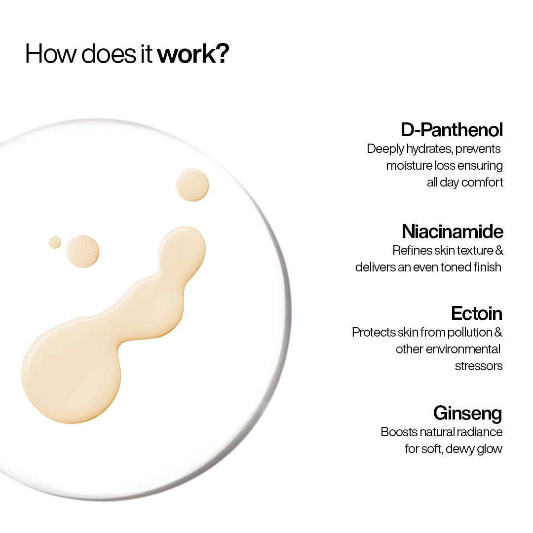 WishCare Daily Fluid Tinted Sunscreen SPF50 PA++++| L102 | Broad Spectrum Protection for all skin types | In-Vivo Tested Tinted Sun Screen | D-Panthenol, Niacinamide, Ectoin & Ginseng | 50ml