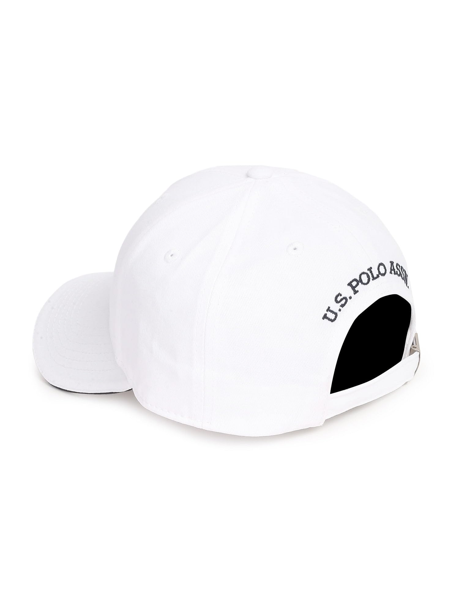 U.S. POLO ASSN. Men's Cotton Hat (SS23USCAP1006_White_Free Size)