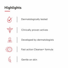 DERMATOUCH Bright & Even Tone Face Wash with Niacinamide, Vitamin E and Kojic Acid | Daily Gentle Face Cleanser For Tan, Pigmentation, Uneven Tone, Dark Spot Removal - 70G