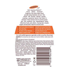 Palmer's Cocoa Butter Body Lotion, Fragrance Free for All Skin Types, Smoothes Marks & Tones Skin - 400ml