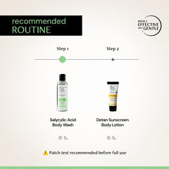 Deconstruct 1% Salicylic Acid Body Wash with 2% Glycolic Acid | Prevents Body Acne, Rough & Bumpy skin | Deeply cleanses skin | Shower gel for Women & Men- 200ml