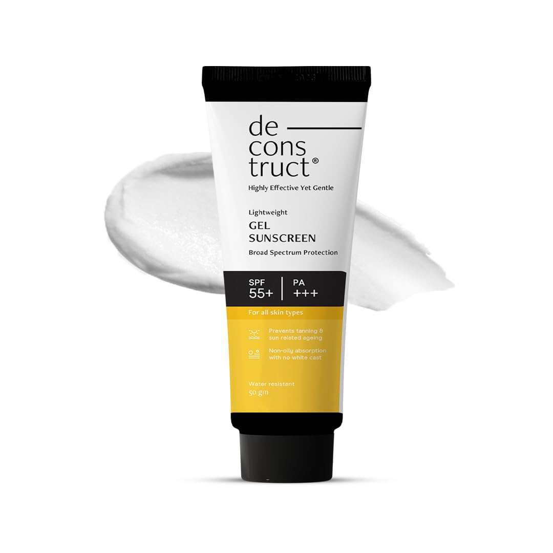 Deconstruct Face Gel Sunscreen SPF 50 + and PA+++ | Gel based sunscreen ...