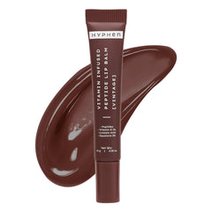 Hyphen Vitamin-Infused Peptide Tinted Lip Balm - Vintage | 24 Hrs Moisturization | Hydrates, Plumps & Repairs Moisture Barrier | Peptide Balm for Women | 10g