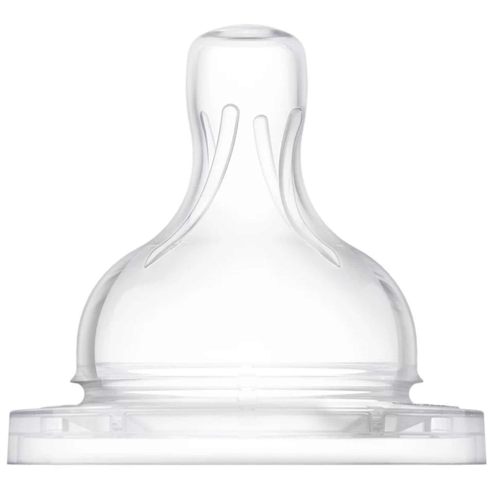 Philips Avent Natural Response 3.0 Bottle Teat- 2 x Baby Bottle Flow 5 Teats for Newborn Babies, 6+ Months, BPA Free (Model SCY965/02)