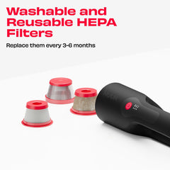 NUUK REN GO Cordless Car and Home Vacuum Cleaner | 2X More Suction, 11000 PA | 4-in-1 Functions with Air Blowing | 7 Attachments+Storage Bag | Dual Filtration with HEPA | BLDC Motor | 2 Suction Modes