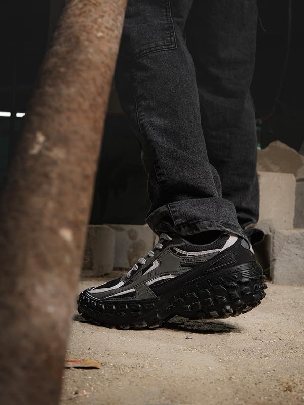 Bacca Bucci Colossus Men's Chunky All-Terrain Sneakers with Rugged Outsole & Ortholite Insole | Outdoor Trail Walking Shoes | Breathable Mesh & Synthetic Uppers