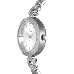 Titan Karishma Analog Silver Dial Women's Watch -NM2598SM01 / NL2598SM01
