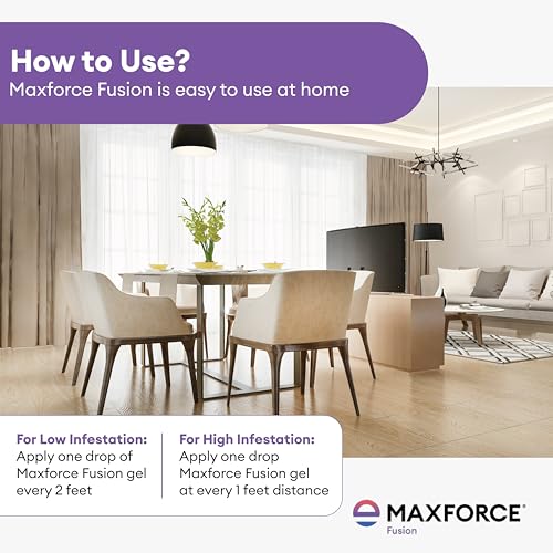 Maxforce Fusion 30 gm Cockroach Gel for Home and Kitchen | Anti Roach Gel | Cockroach Killer | Home Pest Control