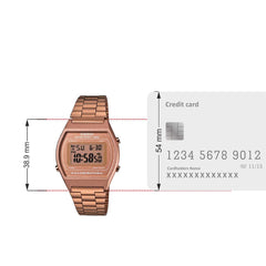 Casio Vintage Series Digital Rose Gold Dial Women's Watch-B640WC-5ADF - Watch from Casio - Shop in Sri Lanka at Arcade.lk