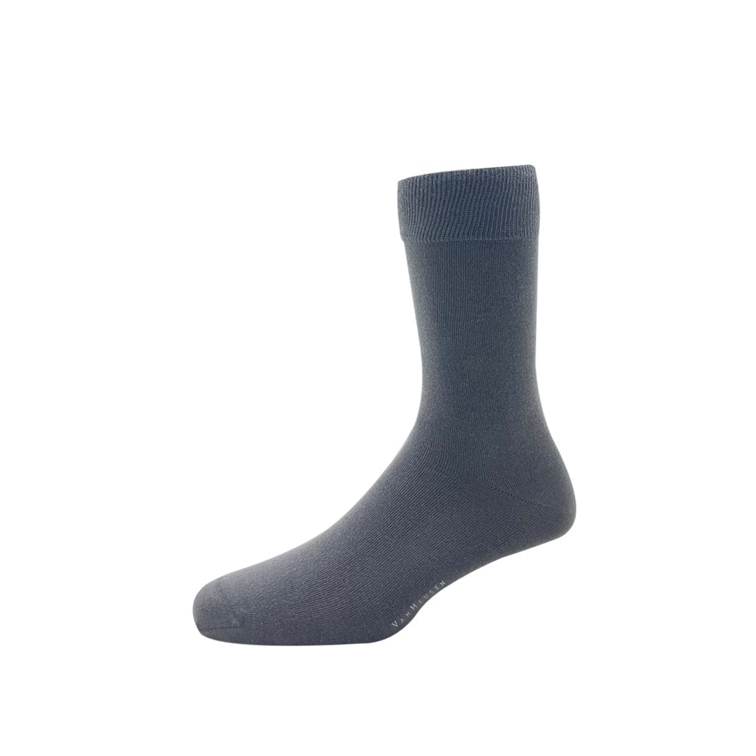 Van Heusen Mens Cotton Full Length Socks (Pack of 3) Dark Grey, Navy, Black