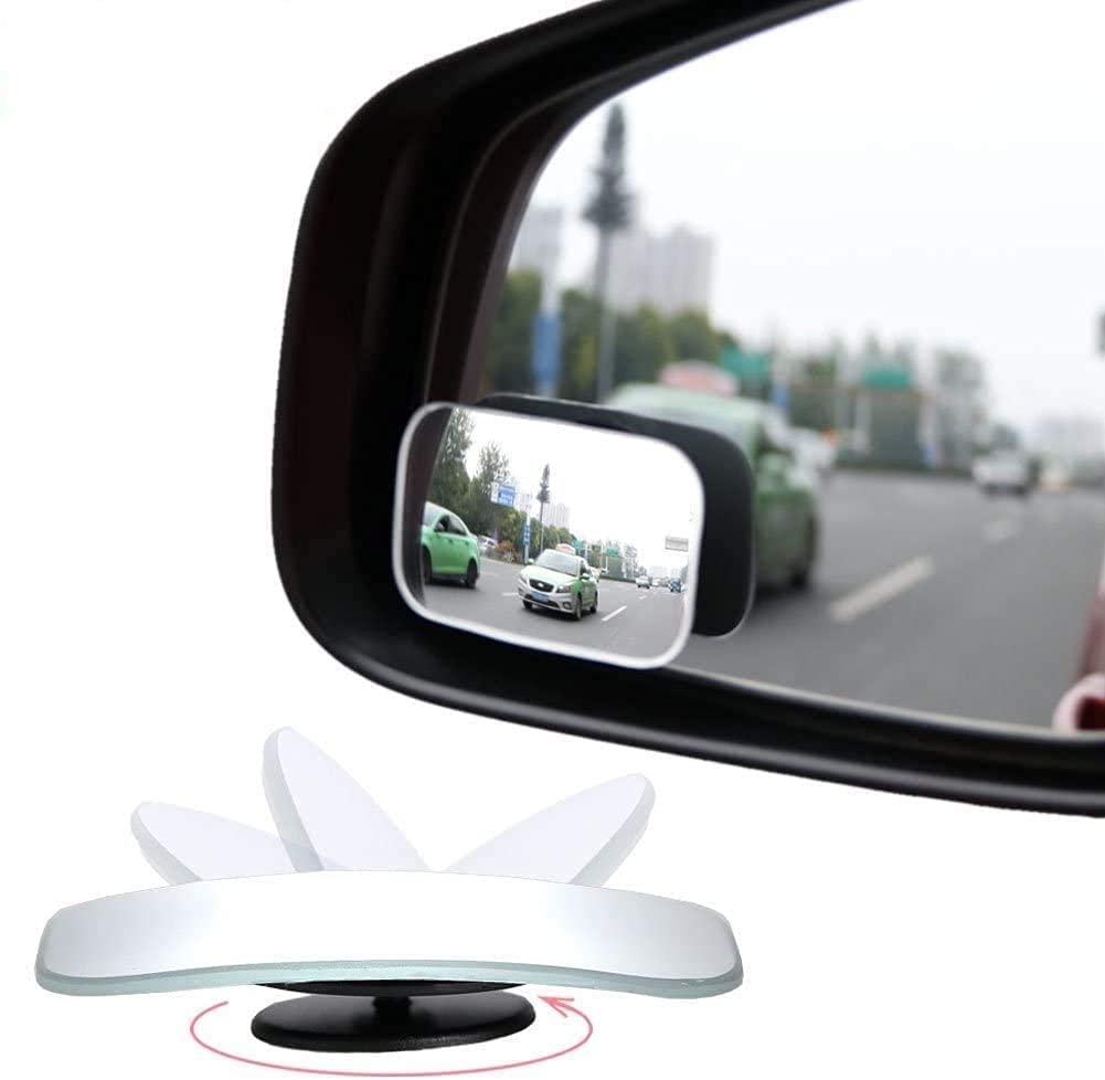 Detachi 3R Car Wide Angle Blind Spot Rear Mirror Rectangle Convex 360 Degree (2 Pcs) for Car - Automotive Parts and Accessories from DETACHI - Shop in Sri Lanka at Arcade.lk