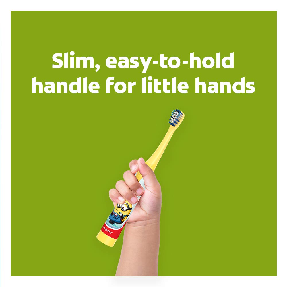 Colgate Kids Minions Battery Powered Toothbrush,Pack of 1