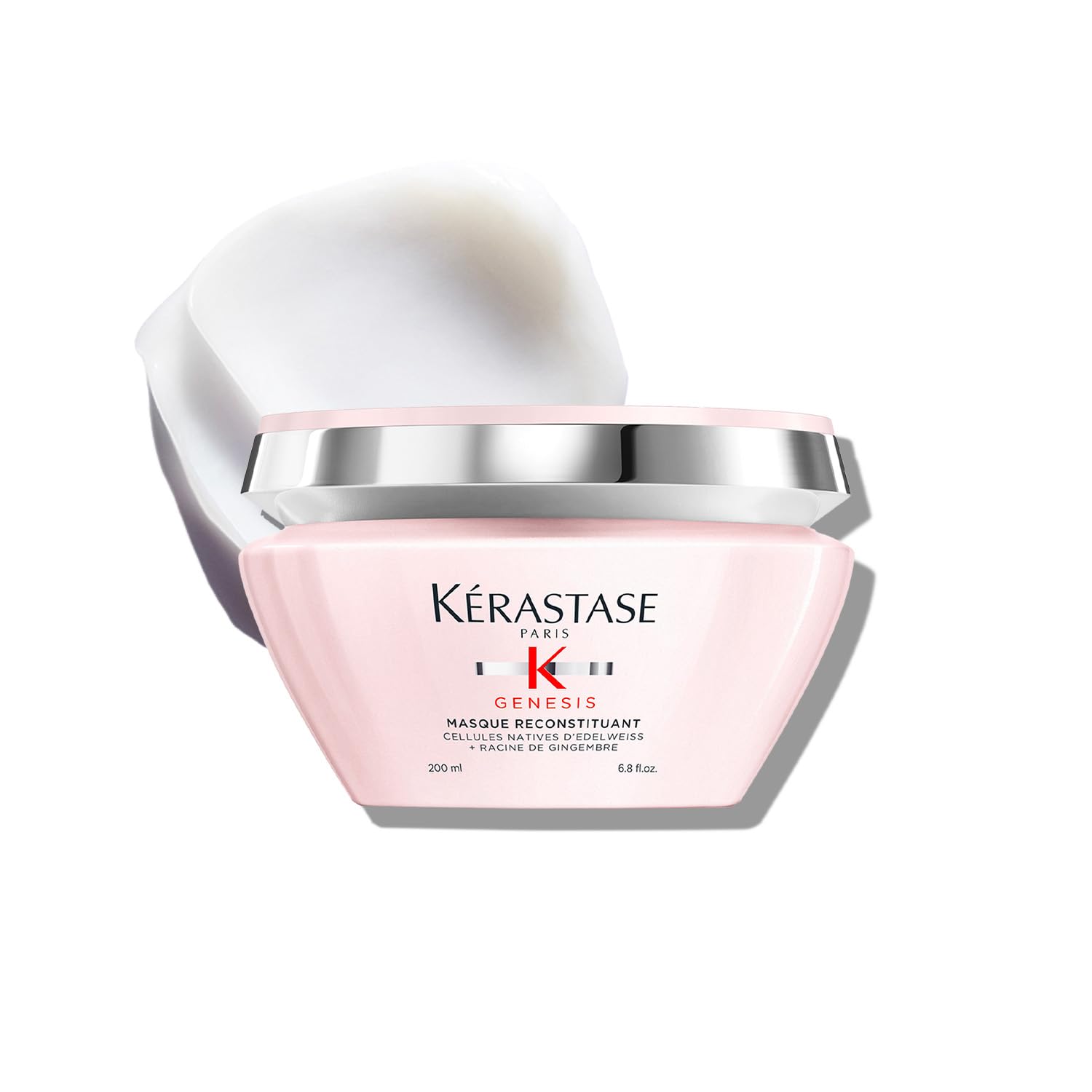 Kérastase Genesis Reconstituant Hair Mask for Hair Fall Control 200ml | Anti-Hair Fall Hair Mask | Infused with Ginger Root, Edelweiss Native Cells & Arginine