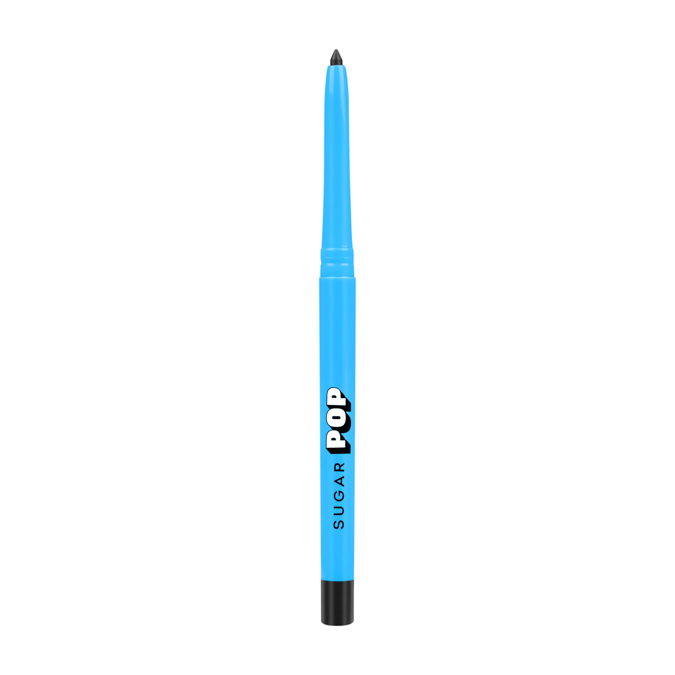 SUGAR POP Pencil Longwear Kajal | Vitamin E & Sunflower Seed | Smudge-Proof | Long-Lasting | Velvet Finish | 0.3Gms - 01 Black Pack of 1