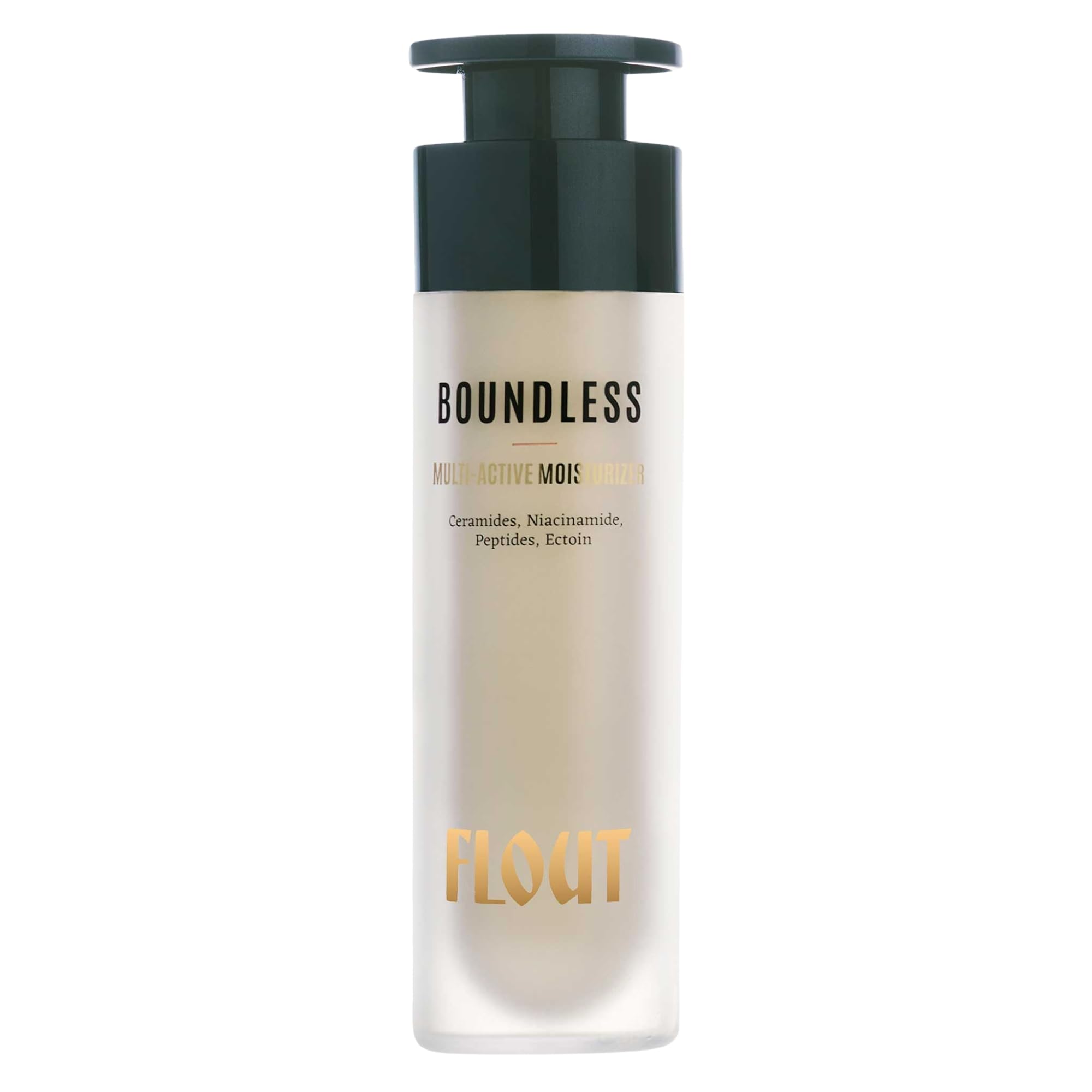 FLOUT Boundless Face Moisturiser for Oily, Dry, Acne Prone & Mature Skin | Niacinamide + Ceramides + Anti Ageing Peptides | Oil-Free, Non-Greasy Barrier Repair Day & Night Cream | 50 ml