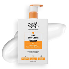 Chemist At Play AHA Body Lotion with 5% Natural AHA, Niacinamide, Shea Butter | For Dry & Dead Skin Cells | Deep Nourishment, Moisturization & Radiant Skin | 236ml
