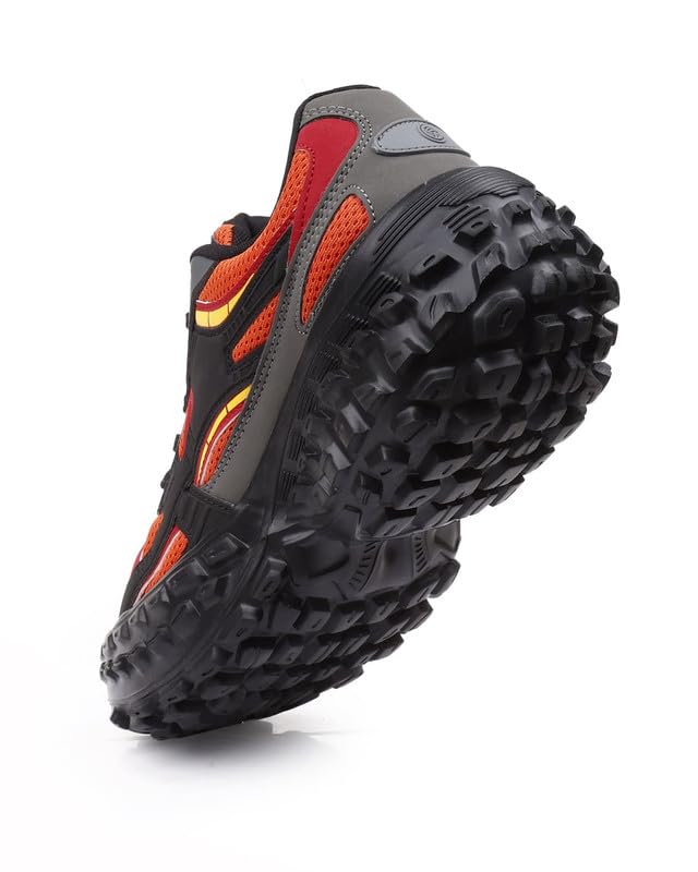 Bacca Bucci Colossus Men's Chunky All-Terrain Sneakers with Rugged Outsole & Ortholite Insole | Outdoor Trail Walking Shoes | Breathable Mesh & Synthetic Uppers