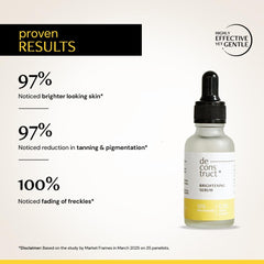 Deconstruct Brightening Serum with 10% Niacinamide Serum with 0.3% Alpha Arbutin | Brightens skin, treats dullness, reduces tan | Lightweight, non-irritating & beginner-friendly formula|30ml