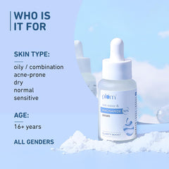 Plum 10% Niacinamide Serum with Rice Water | Provides Clear, Glowing & Brightening Skin | for Acne Prone, Combination, Oily & Sensitive Skin | Unisex Oil Control & Anti Acne Face Serum for | 15ml