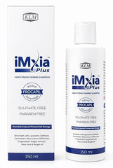 iMxia Plus Hair Strengthening Shampoo with Procapil Advantage | Sulphate & Paraben Free | Helps Reduce Hair Fall & Strengthen Roots | Nourishes Scalp & Protects Hair Damage | 150 ml