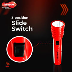 Eveready CITYLITE Multipurpose Emergency Rechargeable Lantern|HL50|2W Torch & 3W Lantern|Micro USB Fast Charging|Overcharge Protection|Powered by 3.7V Li-Ion Battery|Red, Blue & Green, LED, 220 Lumen