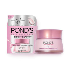 Pond's Bright Beauty Gel Crème with Glutaboost Niacinamide Complex for Fading Dark Spots in 2 Weeks, 50g