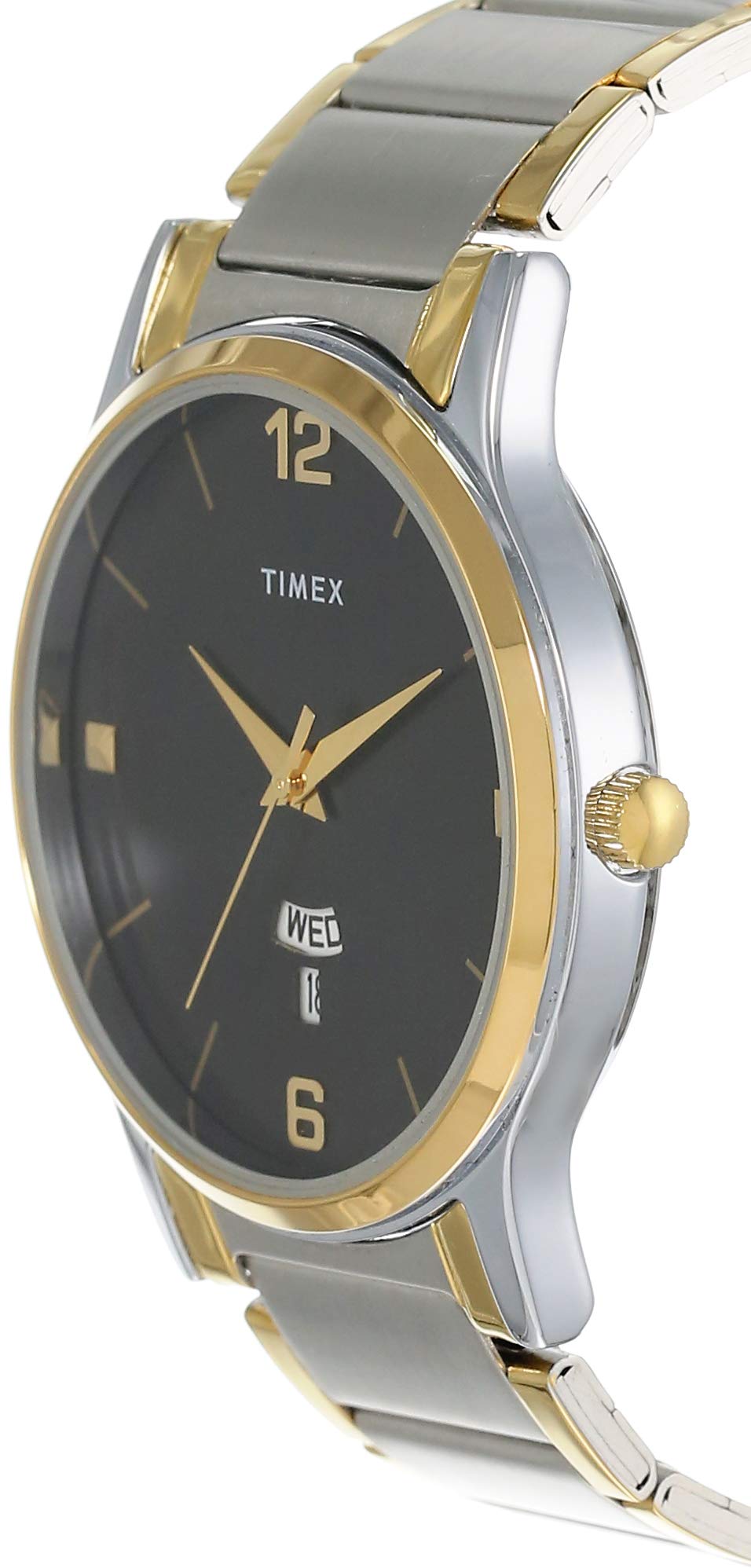 Timex Men Analogue Black Round Dial Watch - TW000R425