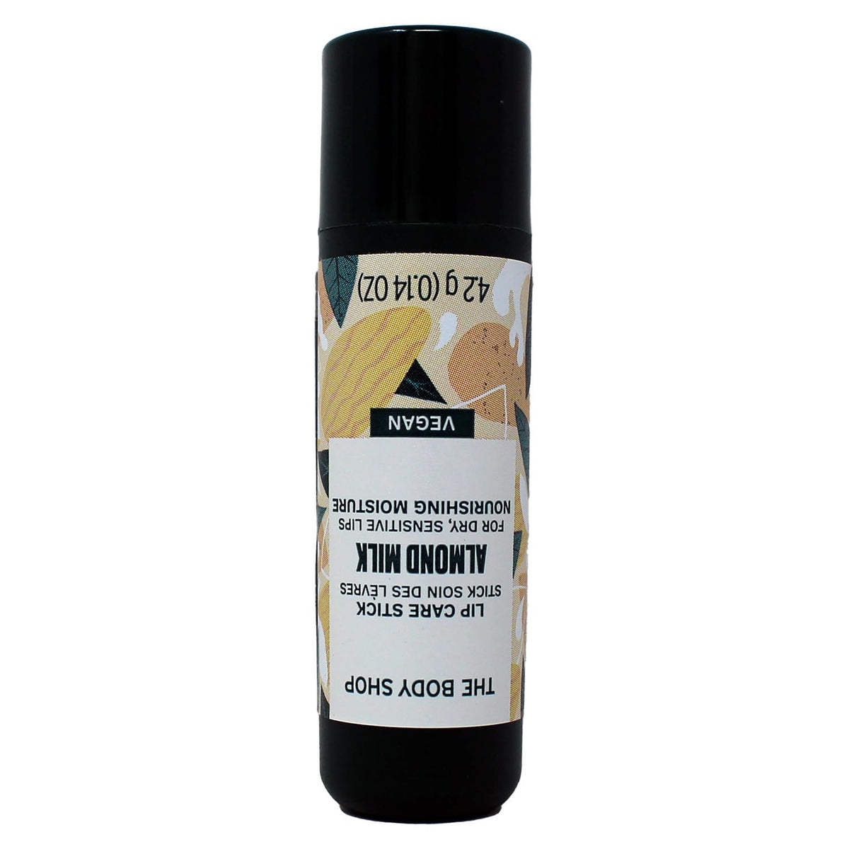 The Body Shop White Almond Milk Lip Care Stick For Dry, Sensitive Lips Nourishing Moisture Vegan 4.2 G