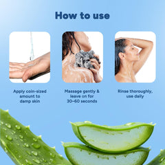 Arata 1% Salicylic Acid Body Wash for Bacne, Bumpy & Strawberry Skin | Exfoliates, Cleanses & Smoothens Uneven & Rough Skin | Paraben & SLS Free | Shower Gel For All Skin types (300ml)