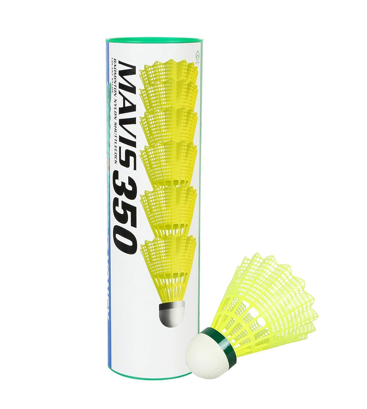 Yonex Mavis 350 Green Cap Nylon Shuttlecock (Yellow) - Sports from YONEX - Shop in Sri Lanka at Arcade.lk