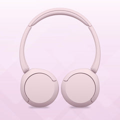 Sony WH-CH520 Wireless Bluetooth Headphones On Ear with Mic, Up to 50Hrs Battery-Pink