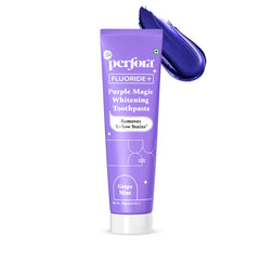 Perfora Purple Whitening Toothpaste-125g | Purple Toothpaste For Teeth Whitening | Teeth Stain Remover | Enamel Safe & Effective Teeth Whitener Oral care | Grape Mint