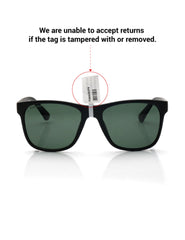 Titan Fastrack Yellow Wayfarer 100% UV protected Sunglasses for Men