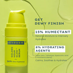 Hyphen Brightening Face Serum with 5% Niacinamide, 1% Alpha Arbutin & 25% Kakadu Plum | 20X Vitamin C for Glowing Winter Skin | 15ml