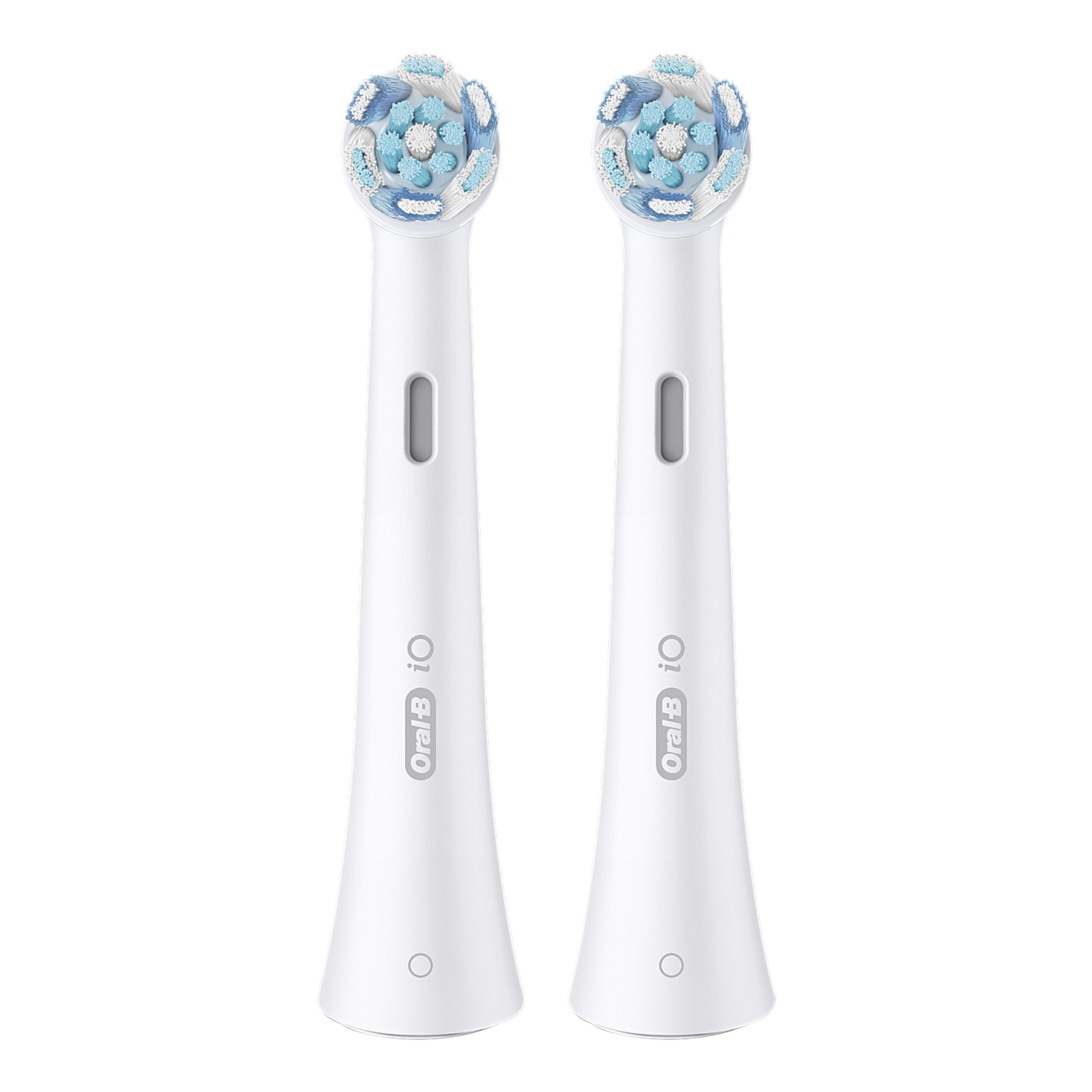 Oral B ORIGINAL iO Electric Toothbrush Ultimate Clean White Replacement Brush Heads, Tuft-in-Tuft Bristle Technology, Pack of 2 Refills, For professional cleaning and gum health