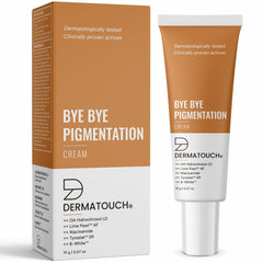 DERMATOUCH Bye Bye Pigmentation Cream, Anti Pigmentation Face Cream for Women/Men with Niacinamide, B-White, Lime Pearl, OA Hidroxitirosol LD & Tyrostat - 19g