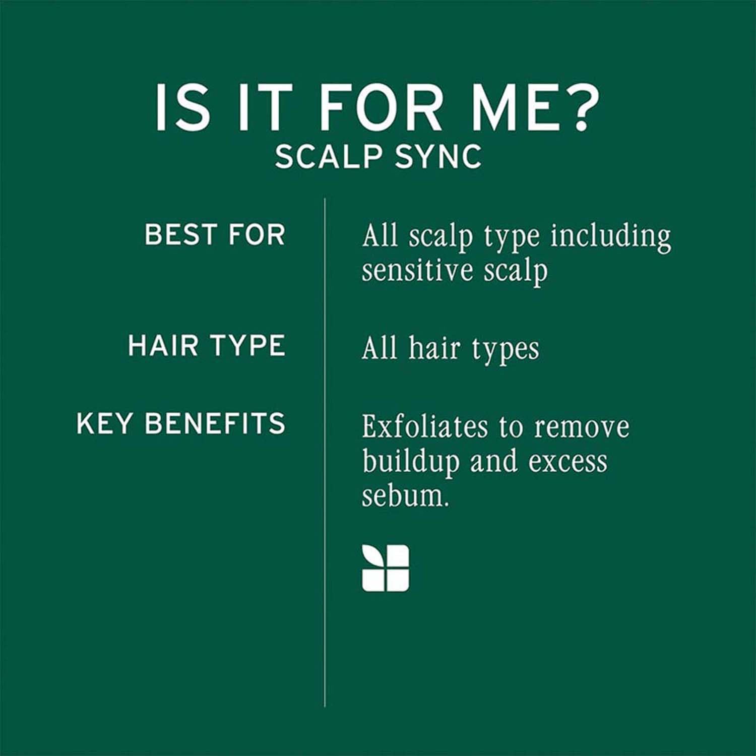 Biolage Scalp Sync Scalp Exfoliating Serum | Removes Dandruff and Build-up | With Glycolic Acid and Fermented Tea | For Women and Men | Vegan and Cruelty-Free| 200 ml