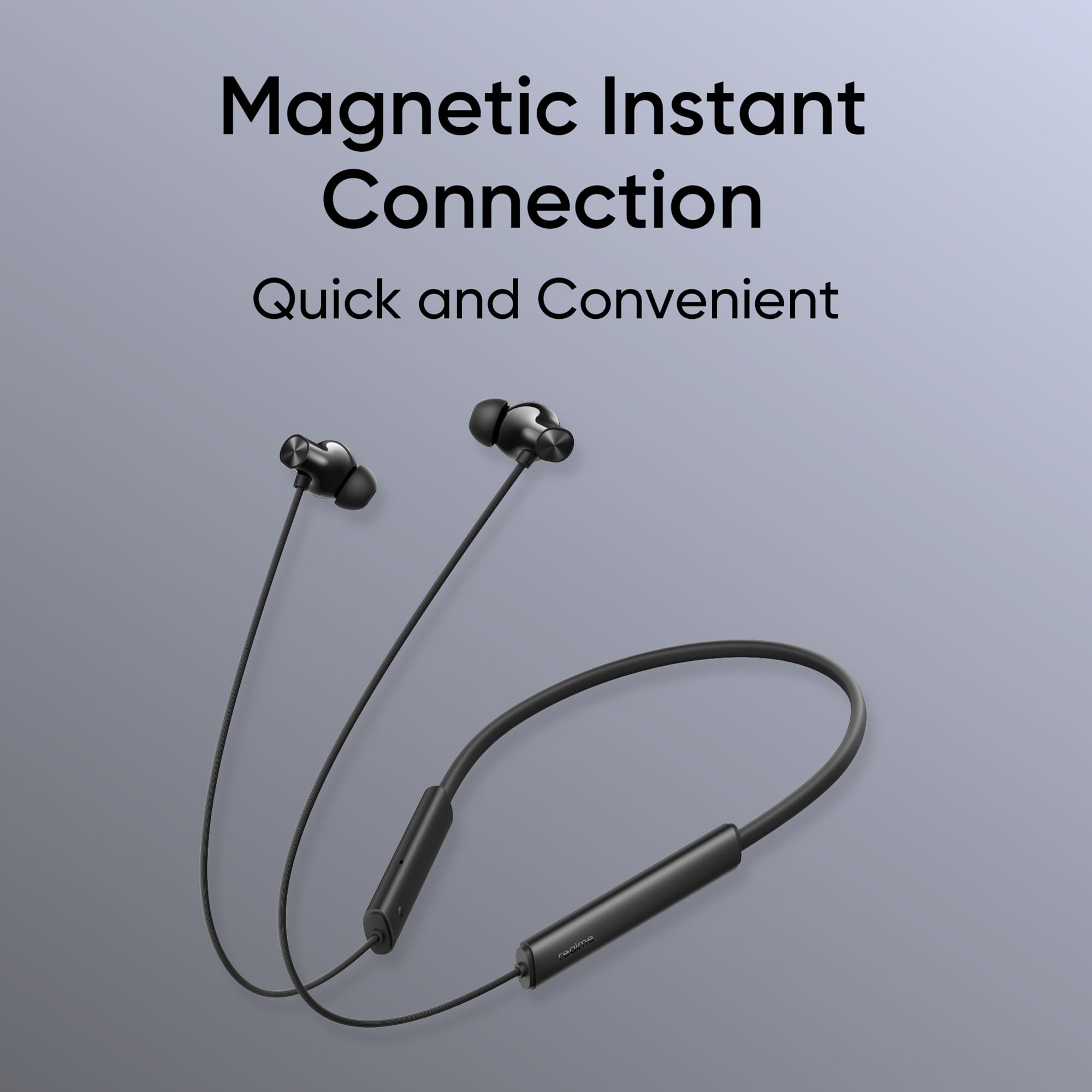 realme Buds Wireless 3 Neo in Ear Bluetooth Neckband with 13.4 Mm Dynamic Bass Boost Driver,Upto 32 Hours Playback,Fast Charge,Ai Enc,45Ms Low Latency,Ip55 Dust&Water Resistannt, Bluetooth 5.4, Black