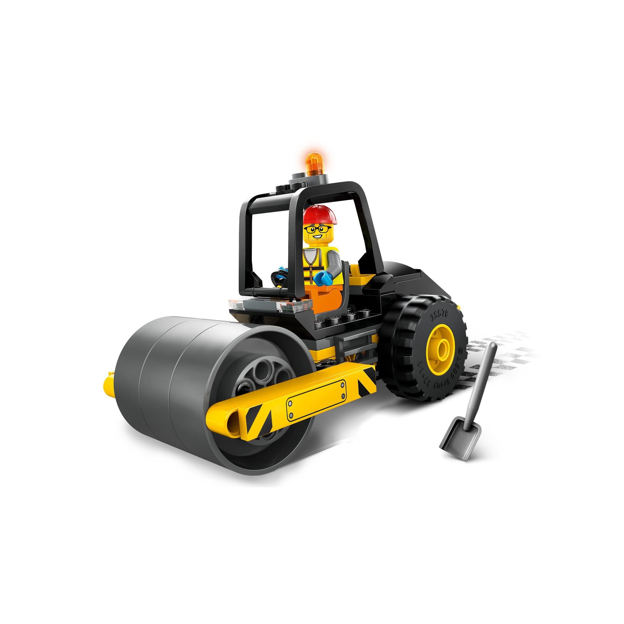 LEGO City Construction Steamroller Toy Playset 60401
