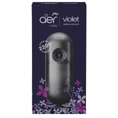 Godrej aer Matic Kit (Machine + 1 Refill) - Automatic Room Fresheners with Flexi Control Spray | Violet Valley Bloom | 2200 Sprays Guaranteed | Lasts up to 60 days (225ml) - Drugstore from Godrej aer - Shop in Sri Lanka at Arcade.lk