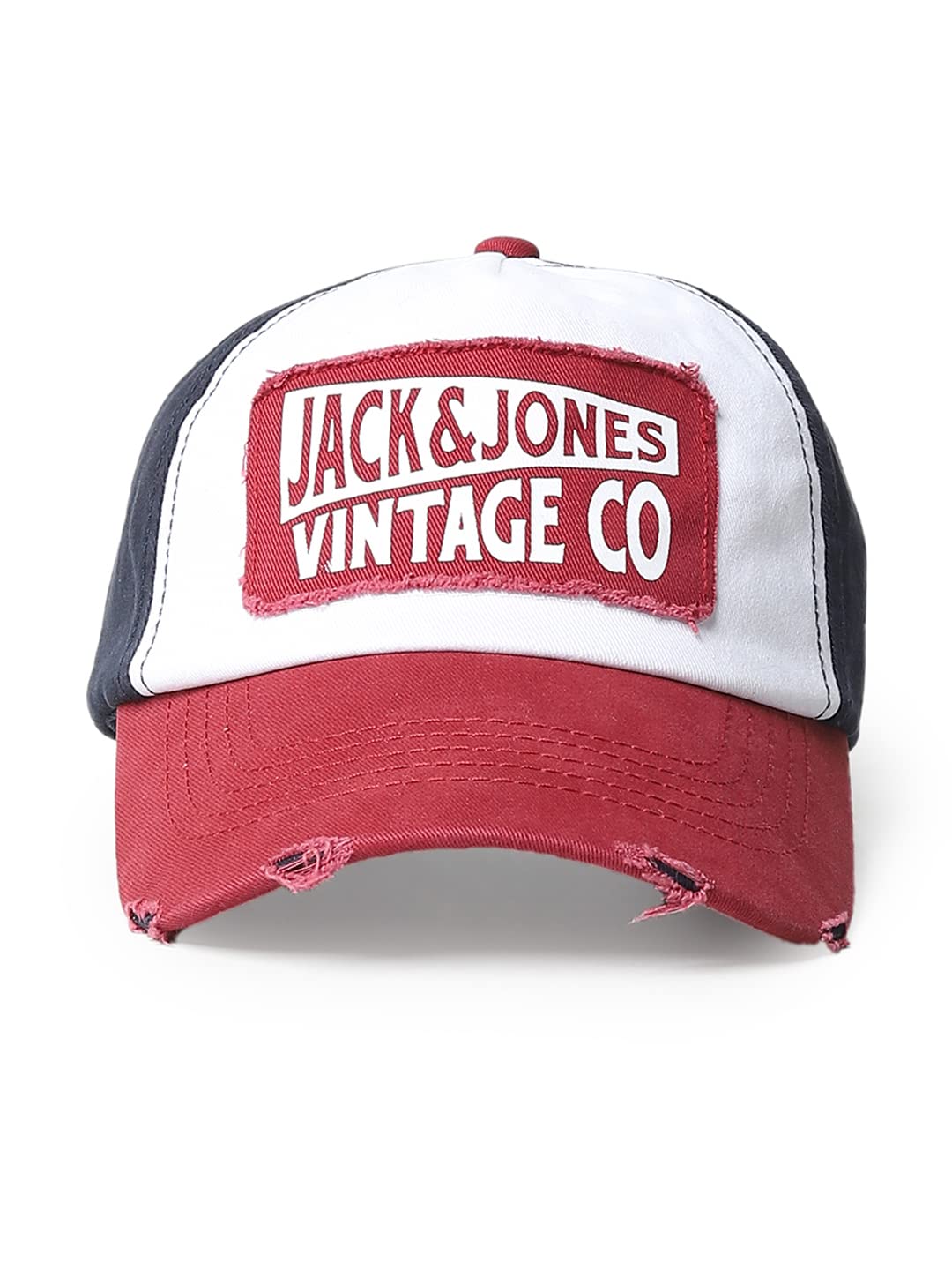 JACK & JONES Men's 100% Cotton JAC Vintage Baseball Port Royale ONE
