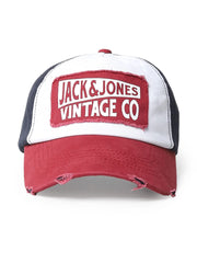 JACK & JONES Men's 100% Cotton JAC Vintage Baseball Port Royale ONE