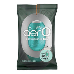 Godrej aer O – Hanging Car Air Freshener – Marine Escape - Pack of 3 (22.5g) | Gel Lasts up to 30 days | Car Accessories